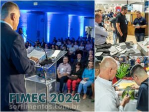 Abertura da feira Fimec 2024 na Fenac em Novo Hamburgo