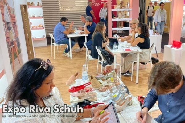 Expo Riva Schuh : 42 marcas brasileiras de calçados participam da feira em Riva del Garda na Itália Expo Riva Schuh -feira de calçados em Riva del Garda na Itália